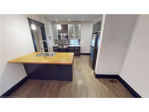 17 Lowell Avenue, St. Catharines, ON - Indoor Photo Showing Kitchen With Double Sink