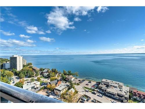 1707-370 Martha Street, Burlington, ON - Outdoor With Body Of Water With View