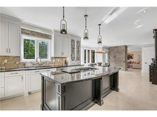 18 Elder Crescent, Ancaster, ON - Indoor Photo Showing Kitchen With Upgraded Kitchen