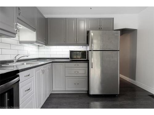 36 Sumach Street, Hamilton, ON - Indoor Photo Showing Kitchen With Double Sink