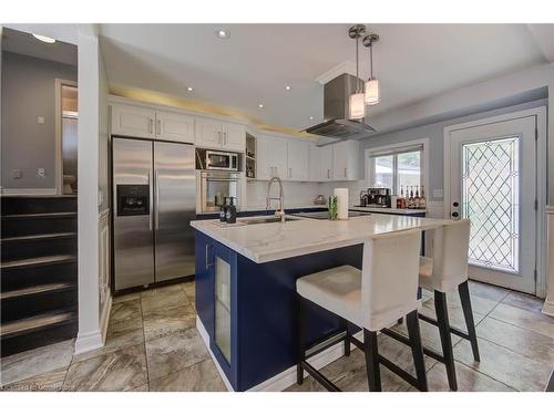 191 Williamson Drive, Caledonia, ON - Indoor Photo Showing Kitchen With Stainless Steel Kitchen With Upgraded Kitchen