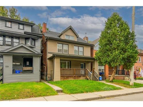 31 Gibson Avenue, Hamilton, ON - Outdoor With Deck Patio Veranda With Facade