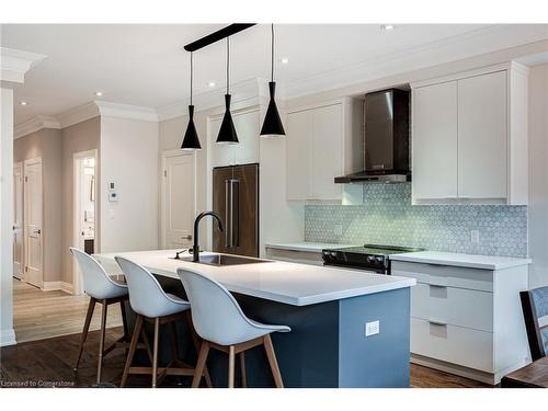 201 Hatt Street, Dundas, ON - Indoor Photo Showing Kitchen With Upgraded Kitchen