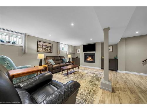 149 Renfrew Street E, Caledonia, ON - Indoor Photo Showing Living Room With Fireplace