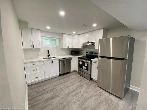 22 Cheryl Avenue, Hamilton, ON - Indoor Photo Showing Kitchen With Stainless Steel Kitchen