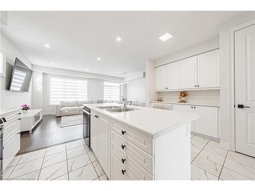 49 Richard William Drive, Caledonia, ON - Indoor Photo Showing Kitchen With Double Sink