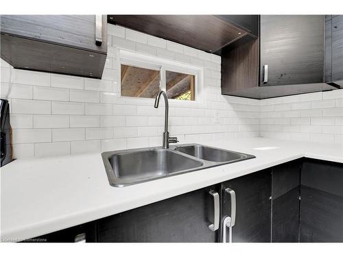 103 Emerald Street N, Hamilton, ON - Indoor Photo Showing Kitchen With Double Sink