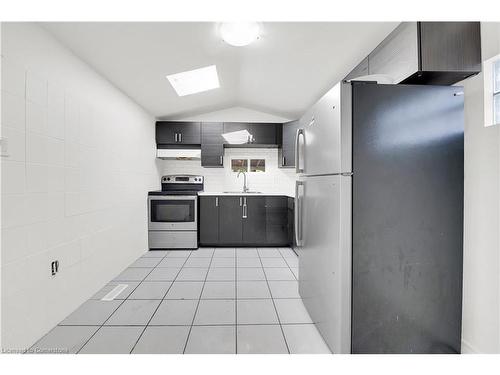 103 Emerald Street N, Hamilton, ON - Indoor Photo Showing Kitchen With Double Sink