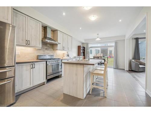 56 Holder Drive, Brantford, ON - Indoor Photo Showing Kitchen With Stainless Steel Kitchen With Upgraded Kitchen