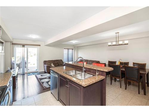 71 Waterbridge Street, Stoney Creek, ON - Indoor Photo Showing Kitchen With Double Sink