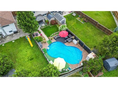 53 Anna Capri Drive, Hamilton, ON - Outdoor With In Ground Pool