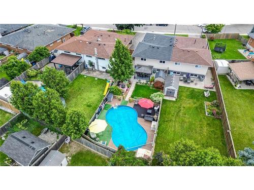 53 Anna Capri Drive, Hamilton, ON - Outdoor With In Ground Pool With View