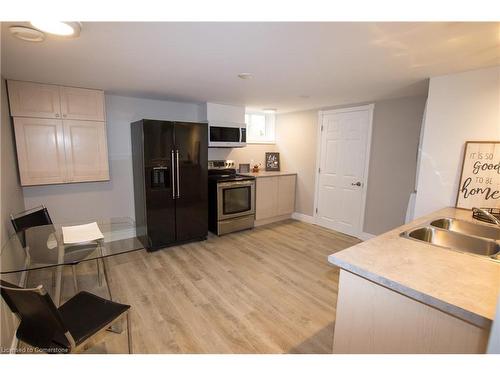 Bsmt Unit-2187 Mount Royal Avenue, Burlington, ON - Indoor Photo Showing Kitchen With Stainless Steel Kitchen With Double Sink