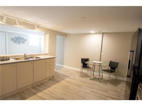 Bsmt Unit-2187 Mount Royal Avenue, Burlington, ON - Indoor Photo Showing Kitchen With Double Sink