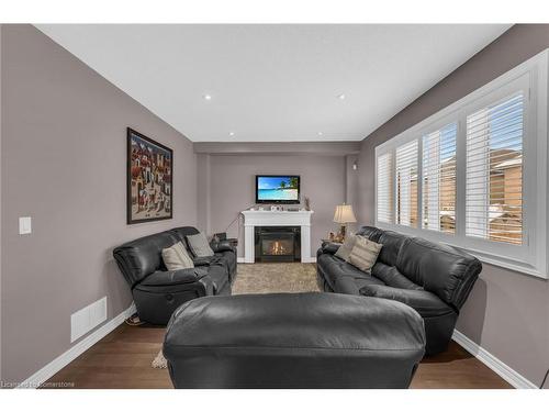 211 Vinton Road, Ancaster, ON - Indoor Photo Showing Living Room With Fireplace