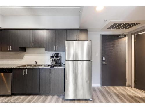 312-275 Larch Street, Waterloo, ON - Indoor Photo Showing Kitchen With Stainless Steel Kitchen With Double Sink