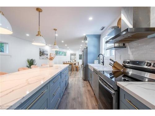 69 Highway 8, Flamborough, ON - Indoor Photo Showing Kitchen With Stainless Steel Kitchen With Upgraded Kitchen