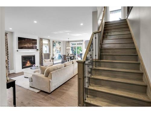 26A Baker Road N, Grimsby, ON - Indoor Photo Showing Other Room With Fireplace