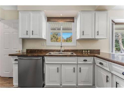 333 Golf Club Road, Hamilton, ON - Indoor Photo Showing Kitchen With Double Sink