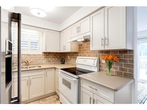 49 Morwick Drive, Ancaster, ON - Indoor Photo Showing Kitchen With Double Sink