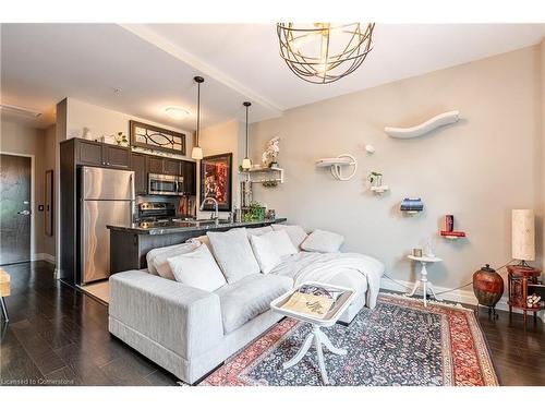 301-112 King Street E, Hamilton, ON - Indoor Photo Showing Living Room