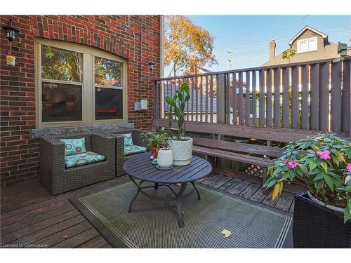 65 London Street S, Hamilton, ON - Outdoor With Deck Patio Veranda With Exterior