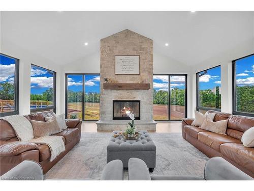 266 York Road, Caledonia, ON - Indoor Photo Showing Living Room With Fireplace