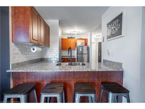 1115-135 James Street, Hamilton, ON - Indoor Photo Showing Kitchen With Double Sink