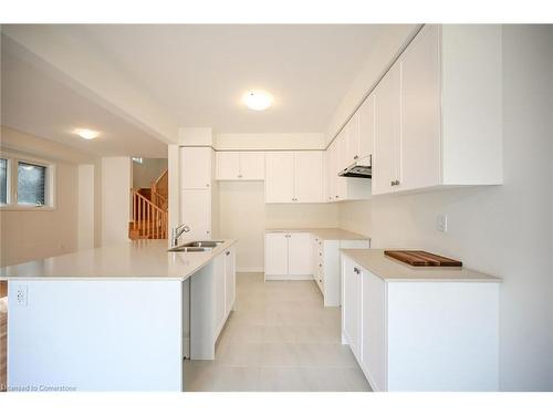 377 Provident Way, Hamilton, ON - Indoor Photo Showing Kitchen With Double Sink