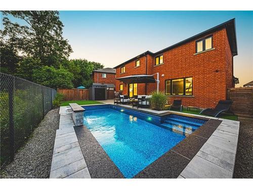 14 Dolphin Place, Hamilton, ON - Outdoor With In Ground Pool With Backyard With Exterior