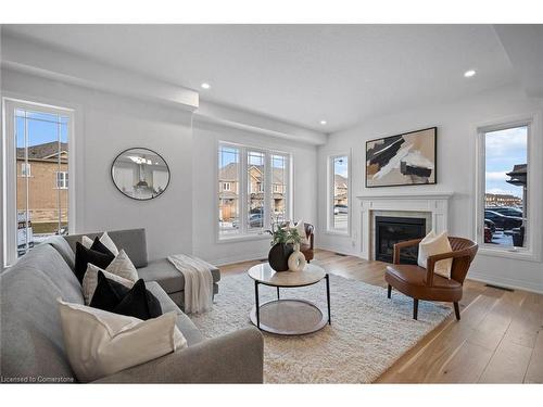 121 Cittadella Boulevard, Hannon, ON - Indoor Photo Showing Living Room With Fireplace