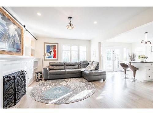 71 Joshua Avenue, Ancaster, ON - Indoor Photo Showing Living Room With Fireplace