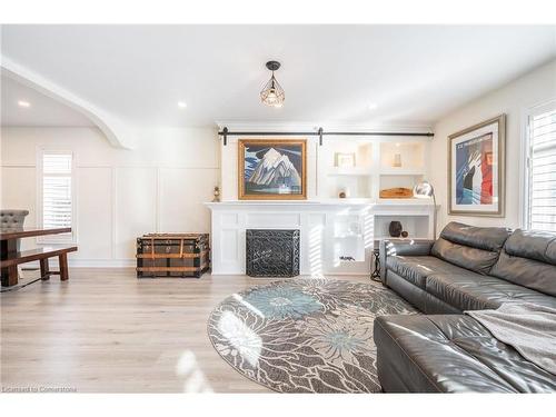 71 Joshua Avenue, Ancaster, ON - Indoor Photo Showing Living Room With Fireplace