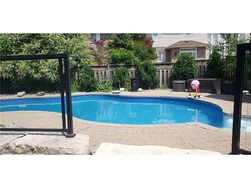 71 Joshua Avenue, Ancaster, ON - Outdoor With In Ground Pool With Backyard