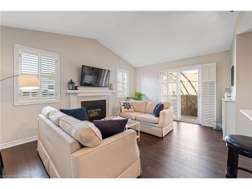 30 Rosewell Street, Hamilton, ON - Indoor Photo Showing Living Room With Fireplace