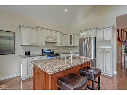 1-2141 Caroline Street, Burlington, ON - Indoor Photo Showing Kitchen With Stainless Steel Kitchen With Double Sink