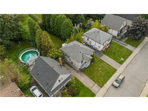 187 East 25Th Street, Hamilton, ON - Outdoor With Above Ground Pool With View