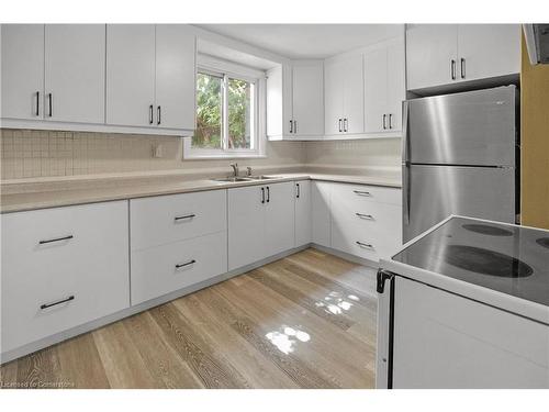 243 Holmesdale Avenue, Hamilton, ON - Indoor Photo Showing Kitchen With Double Sink