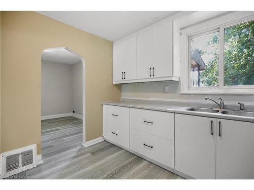 243 Holmesdale Avenue, Hamilton, ON - Indoor Photo Showing Kitchen With Double Sink