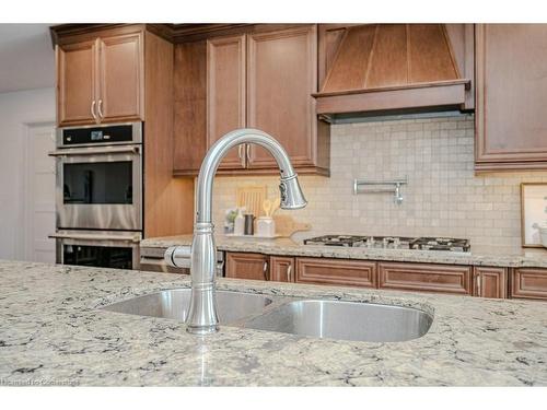 1354 1 Side Road, Burlington, ON - Indoor Photo Showing Kitchen With Double Sink With Upgraded Kitchen