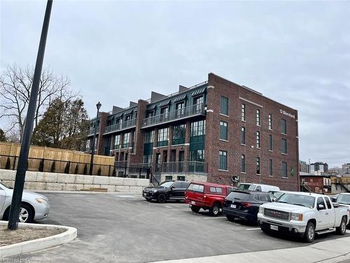 205-12 Blanshard Street, Hamilton, ON - Outdoor With Facade