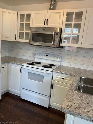 1619 Main Street E, Hamilton, ON - Indoor Photo Showing Kitchen With Double Sink