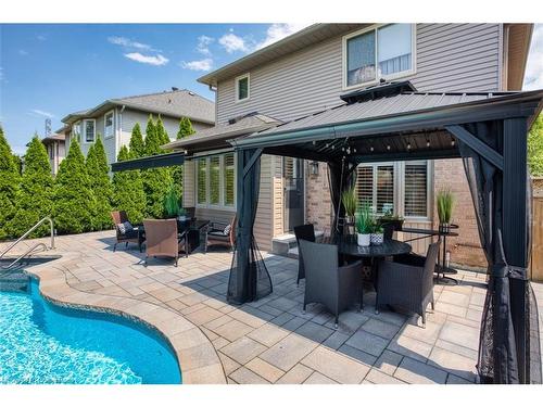 1245 Hammond Street, Burlington, ON - Outdoor With In Ground Pool With Deck Patio Veranda With Exterior