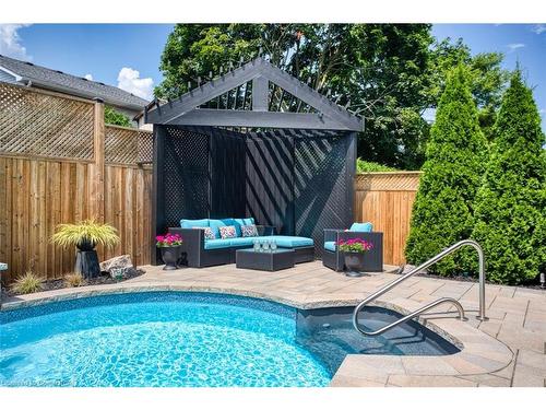 1245 Hammond Street, Burlington, ON - Outdoor With In Ground Pool