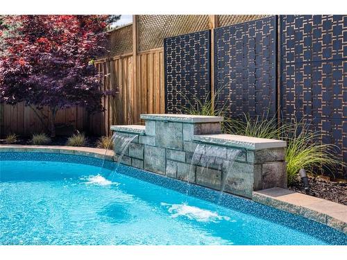 1245 Hammond Street, Burlington, ON - Outdoor With In Ground Pool