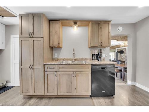 328 Decewsville Road, Cayuga, ON - Indoor Photo Showing Kitchen With Double Sink