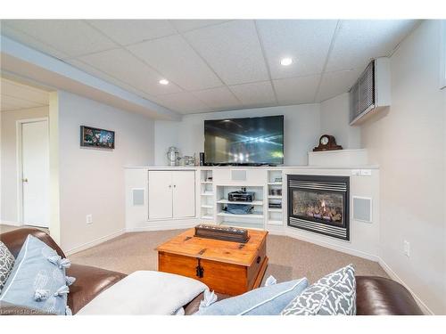 26 Wildan Drive, Flamborough, ON - Indoor Photo Showing Living Room With Fireplace