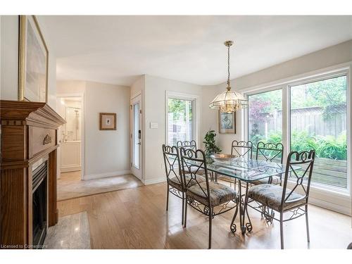 956 Lynden Road, Lynden, ON - Indoor Photo Showing Dining Room With Fireplace