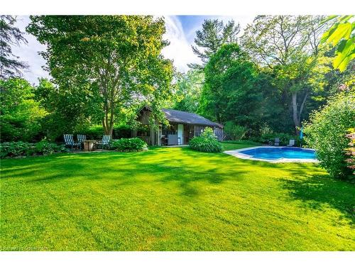 956 Lynden Road, Lynden, ON - Outdoor With In Ground Pool With Backyard