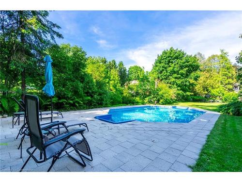 956 Lynden Road, Lynden, ON - Outdoor With In Ground Pool With Backyard